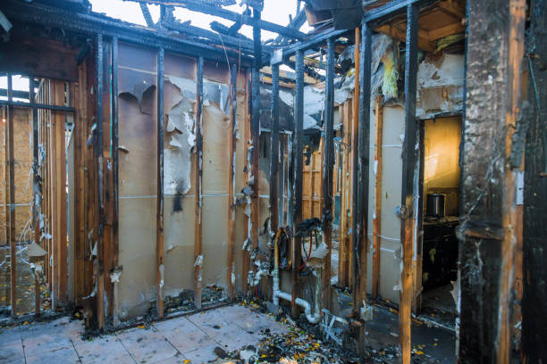Professional Smoke Damage Removal technician working in Hennessey, OK